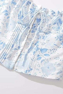 Emilia Top - Y2K Summer Grunge, 90S Retro, Pastel Goth, Y2K Club & Party Outfits