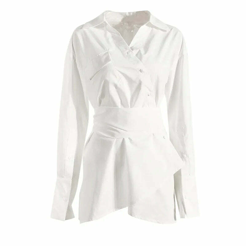 Emilie Shirt: Y2K Summer Grunge Top - 90S Retro Fashion, Pastel Goth, Y2K Club & Party