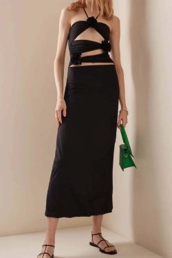 Enida Dress: Y2K Summer Grunge Outfit, 90S Fashion, Retro Style, Pastel Goth, Y2K Party Look