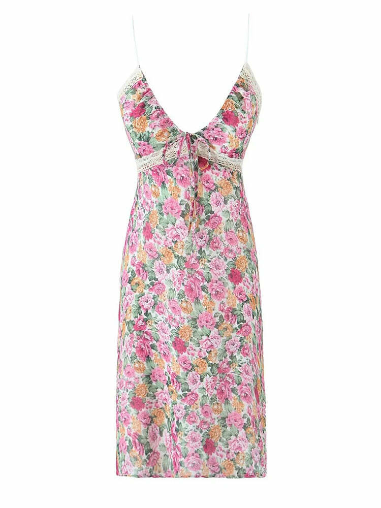 Ensley Mini Dress - Y2K Summer Grunge Outfit, 90S Fashion, Retro Style, Pastel Goth Vibes