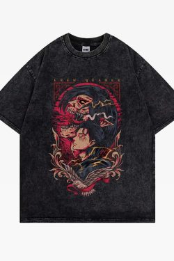 Eren Yeager Shirt - Y2K Summer Grunge 90S Fashion Retro Hip Hop Outfit For Women