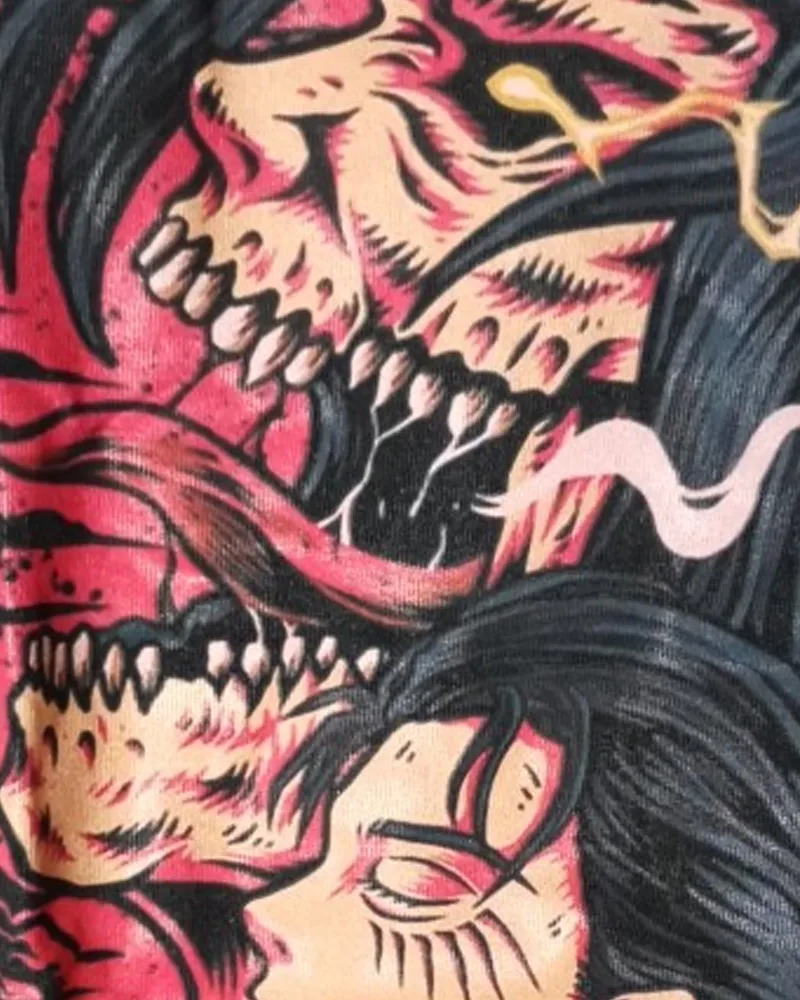 Eren Yeager Shirt - Y2K Summer Grunge 90S Fashion Retro Hip Hop Outfit For Women