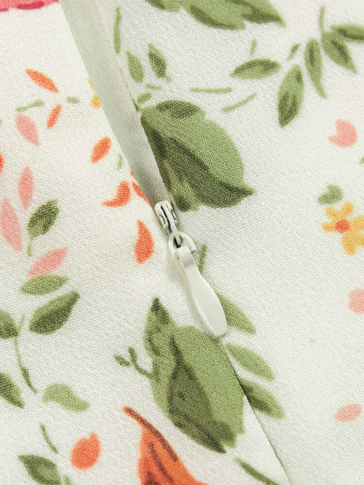 Erin Midi Dress - Y2K Summer Grunge Outfit, 90S Fashion, Retro Style, Pastel Goth, Y2K Party