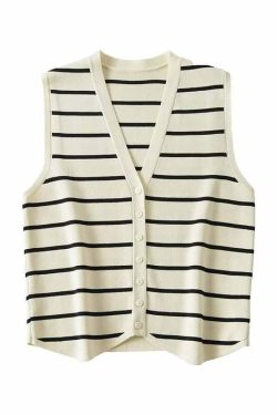 Estelle Striped Top - Y2K Summer, 90S Fashion, Grunge, Retro, Baby Tees, Y2K Club