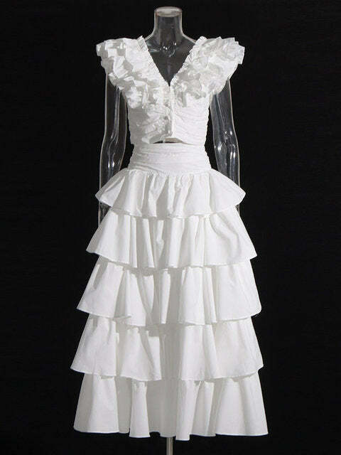 Esther Two Piece Set - Y2K Summer Grunge Outfit, 90S Fashion, Retro Style, Y2K Club & Party Look