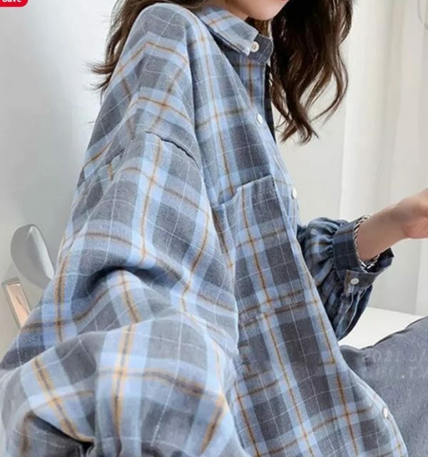 Everleigh Plaid Women Shirt - Y2K Summer Grunge, 90S Retro, Y2K Party & Club Outfits