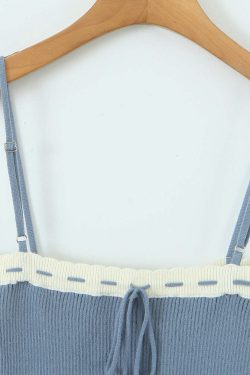 Everly Y2K Two Piece Sweater Set - 90S Grunge, Retro Summer Outfit, Pastel Goth Fashion