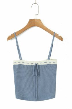 Everly Y2K Two Piece Sweater Set - 90S Grunge, Retro Summer Outfit, Pastel Goth Fashion