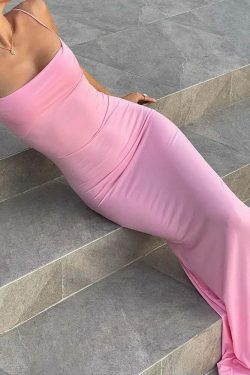 Evilia Maxi Dress - Y2K Summer Grunge Outfit, 90S Fashion, Retro Style, Y2K Party & Club Look