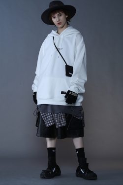 Fallen Angel Hoodie - Y2K Summer Grunge, 90S Retro, Gothic Y2K, Pastel Goth, Y2K Club