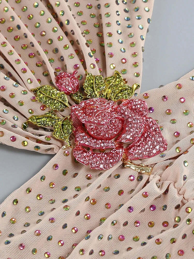 Fayette Diamond Mini Dress - Y2K Summer Grunge, 90S Fashion, Retro Party Outfit, Y2K