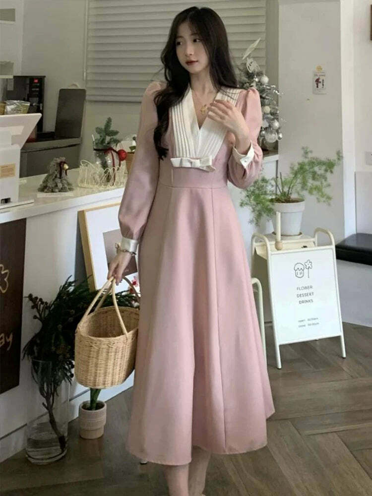 Faymusty Women'S Pink Y2K Lace Mini Dress - Sweet Bow, High Waist, Kawaii Spring Party Outfit Faymusty Women'S Pink Y2K Lace Mini Dress - Sweet Bow, High Waist, Kawaii Spring Party Outfit