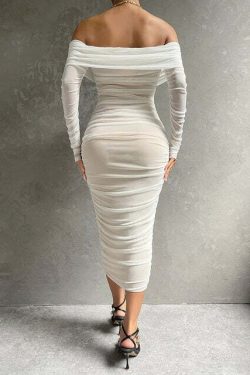 Fiona Midi Dress - Y2K Summer Grunge Outfit, 90S Fashion, Retro Style, Pastel Goth Vibes