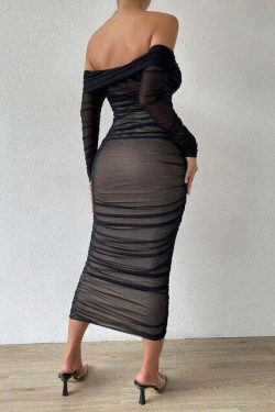 Fiona Midi Dress - Y2K Summer Grunge Outfit, 90S Fashion, Retro Style, Pastel Goth Vibes