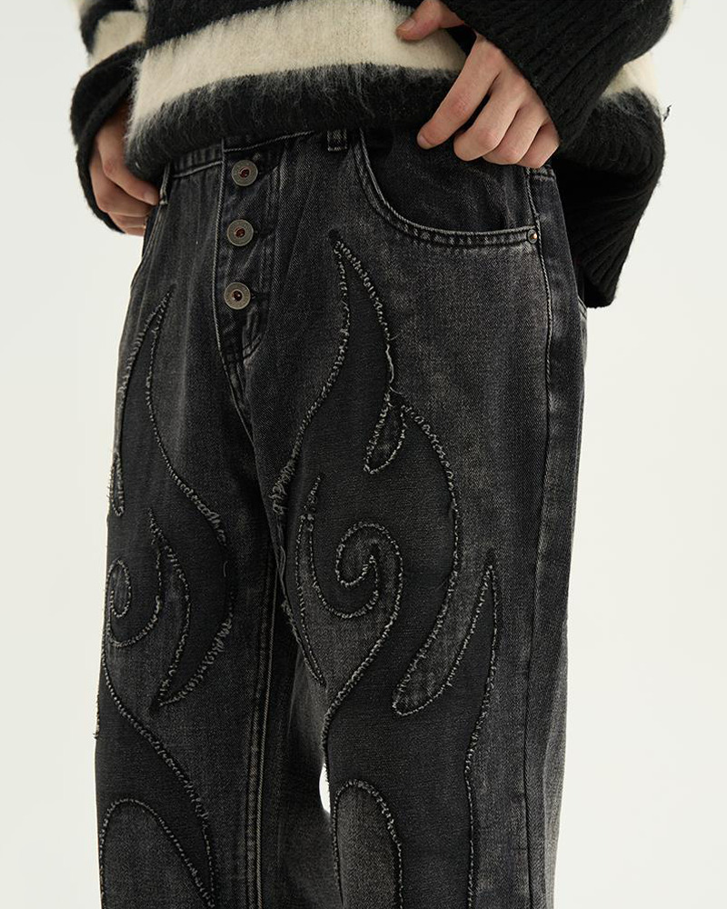 Flame Jeans: Retro Y2K Summer & 90S Grunge Outfits For Women - Perfect For Parties & Clubbing Flame Jeans: Retro Y2K Summer & 90S Grunge Outfits For Women - Perfect For Parties & Clubbing