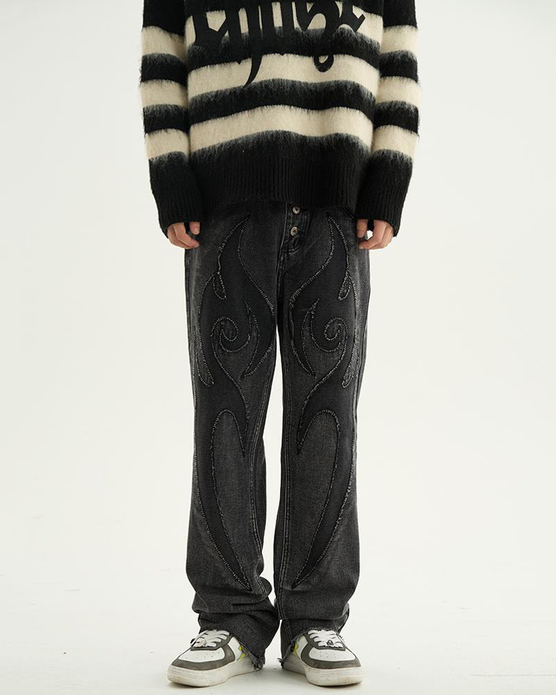 Flame Jeans: Retro Y2K Summer & 90S Grunge Outfits For Women - Perfect For Parties & Clubbing Flame Jeans: Retro Y2K Summer & 90S Grunge Outfits For Women - Perfect For Parties & Clubbing