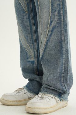 Flame Jeans: Retro Y2K Summer & 90S Grunge Outfits For Women - Perfect For Parties & Clubbing