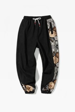 Floral Embroidered Pants - Y2K Summer Grunge, 90S Retro, Pastel Goth, Y2K Club & Party Out