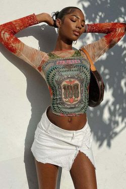 Florence Top - Y2K Summer Grunge, 90S Retro, Pastel Goth, Baby Tees, And Popstar Outfits