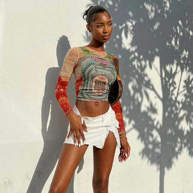 Florence Top - Y2K Summer Grunge, 90S Retro, Pastel Goth, Baby Tees, And Popstar Outfits