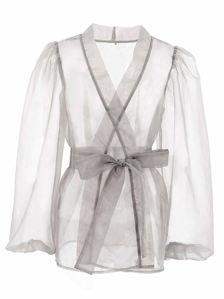 Frida Mesh Blouse - Y2K Summer Grunge Top, 90S Retro Style, Perfect For Y2K Party Outfits Frida Mesh Blouse - Y2K Summer Grunge Top, 90S Retro Style, Perfect For Y2K Party Outfits