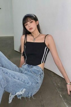 Gabriella Distressed Grunge Jeans - Y2K Summer, 90S Fashion, Retro Style, Y2K Club Outfits