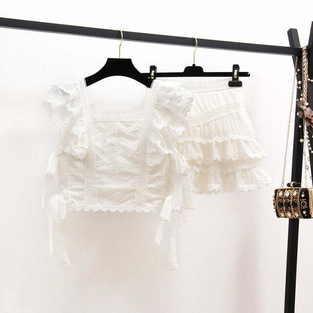 Gabrielle Two Piece Set - Y2K Summer & 90S Grunge Outfit, Retro Fashion, Y2K Party Look Gabrielle Two Piece Set - Y2K Summer & 90S Grunge Outfit, Retro Fashion, Y2K Party Look