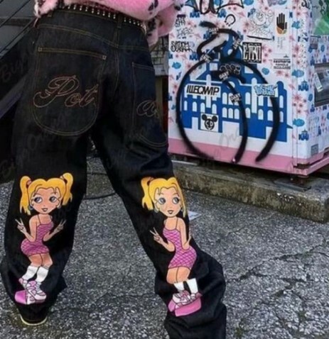 Gemma Wide Leg Jeans - Y2K Summer, 90S Grunge, Retro Style, Y2K Party & Club Outfits Gemma Wide Leg Jeans - Y2K Summer, 90S Grunge, Retro Style, Y2K Party & Club Outfits