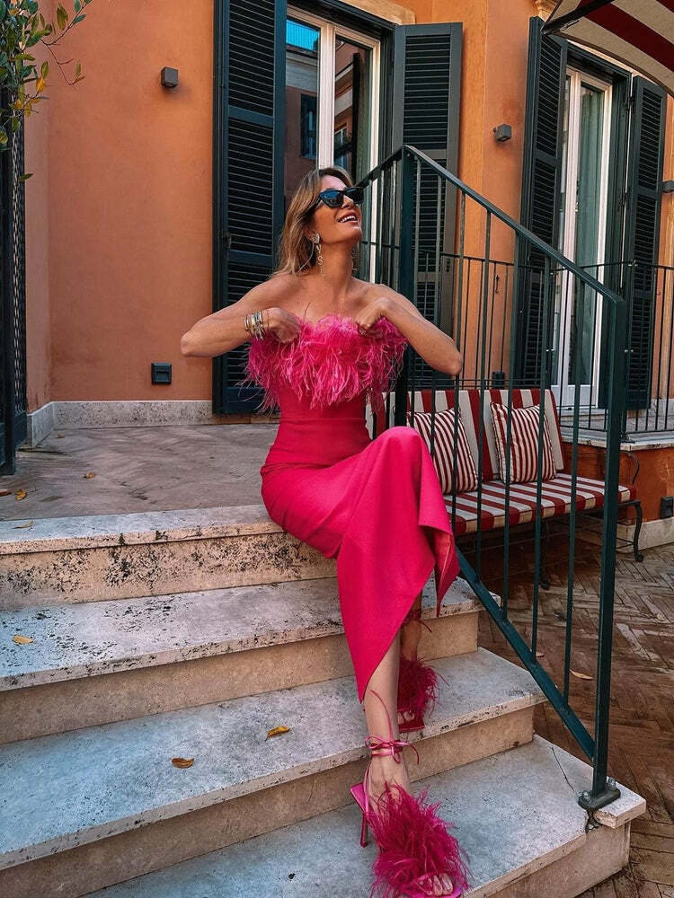 Georgina Maxi Dress - Y2K Summer Grunge Outfit, 90S Retro Style, Pastel Goth Fashion