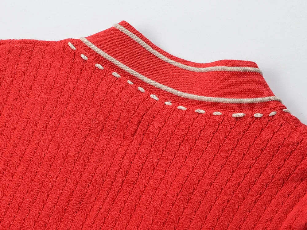 Gia Knitted Maxi Dress - Y2K Summer Outfit, 90S Fashion, Grunge, Retro Style, Y2K Party Look