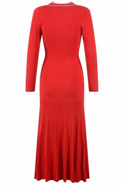 Gia Knitted Maxi Dress - Y2K Summer Outfit, 90S Fashion, Grunge, Retro Style, Y2K Party Look