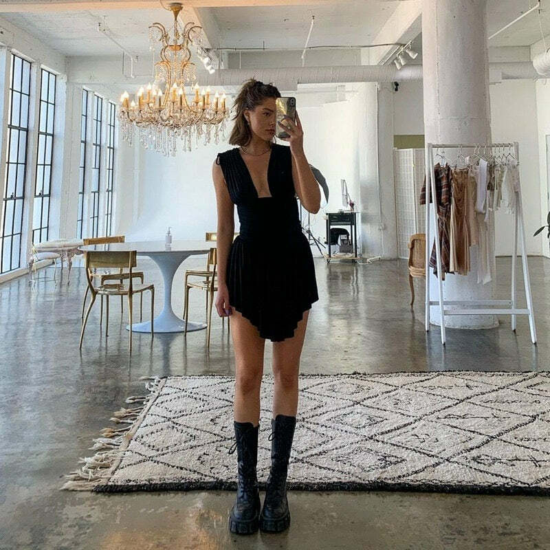 Giulia Mini Dress - Y2K Summer Outfit, 90S Fashion, Grunge, Retro Style, Y2K Party & Club