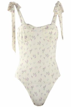 Grace Bodysuit - Y2K Summer & 90S Fashion, Grunge, Retro, Pastel Goth, Y2K Party