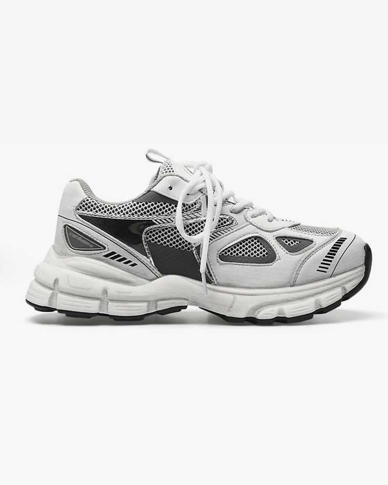 Gray And White Sneakers - Y2K Summer, 90S Grunge, Retro Hip Hop, Pastel Goth, Y2K Club Outfits