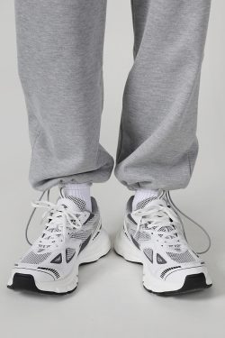 Gray And White Sneakers - Y2K Summer, 90S Grunge, Retro Hip Hop, Pastel Goth, Y2K Club Outfits