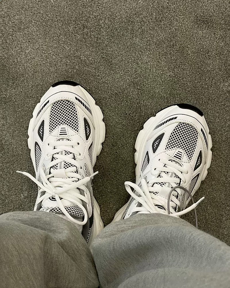 Gray And White Sneakers - Y2K Summer, 90S Grunge, Retro Hip Hop, Pastel Goth, Y2K Club Outfits