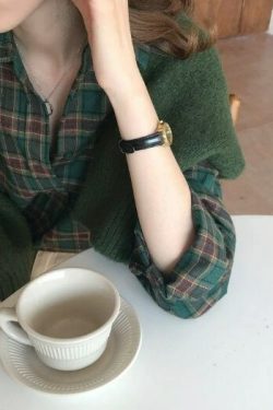 Hadley Loose Vintage Long Sleeve - Y2K Summer Grunge 90S Fashion Retro Goth Pastel Goth Outfits