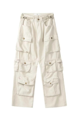 Hailey Multi Pocket High Waist Jeans - Y2K Grunge, 90S Fashion, Retro Style, Y2K Summer Outfits