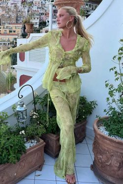 Hailey Two Piece Set - Y2K Summer Grunge Outfit, 90S Fashion, Retro Style, Y2K Club & Party