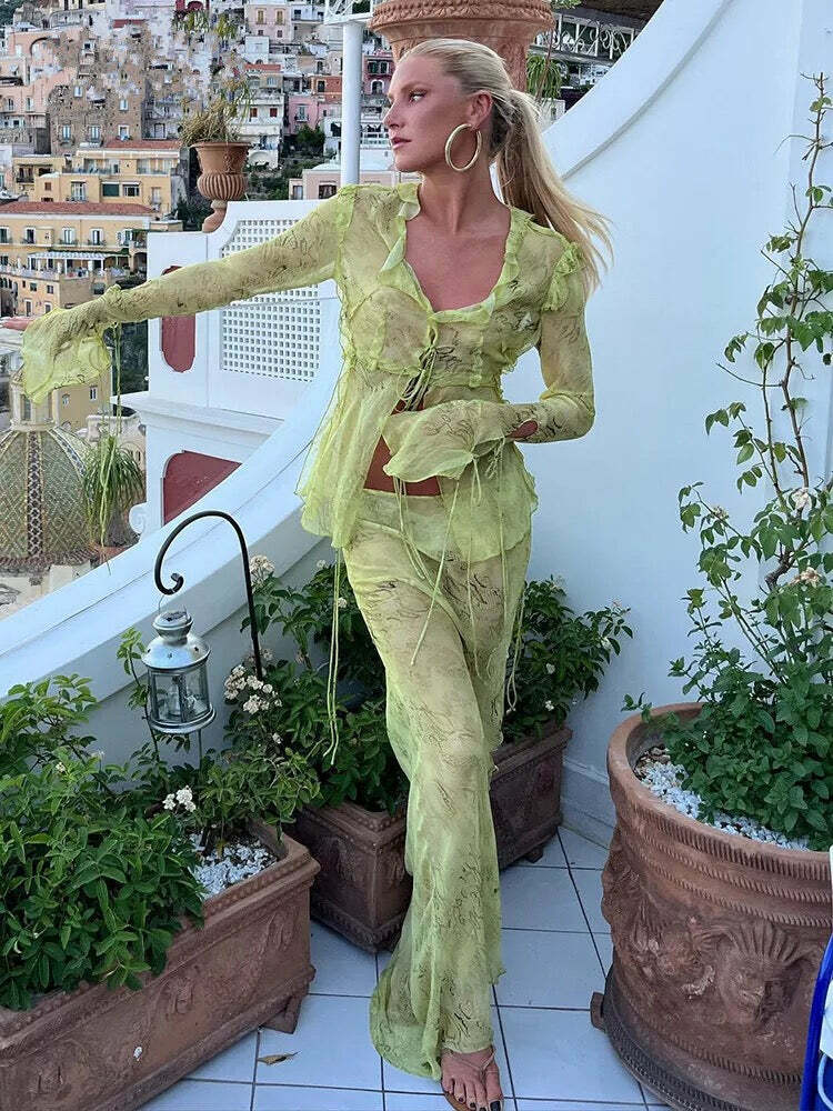 Hailey Two Piece Set - Y2K Summer Grunge Outfit, 90S Fashion, Retro Style, Y2K Club & Party Hailey Two Piece Set - Y2K Summer Grunge Outfit, 90S Fashion, Retro Style, Y2K Club & Party