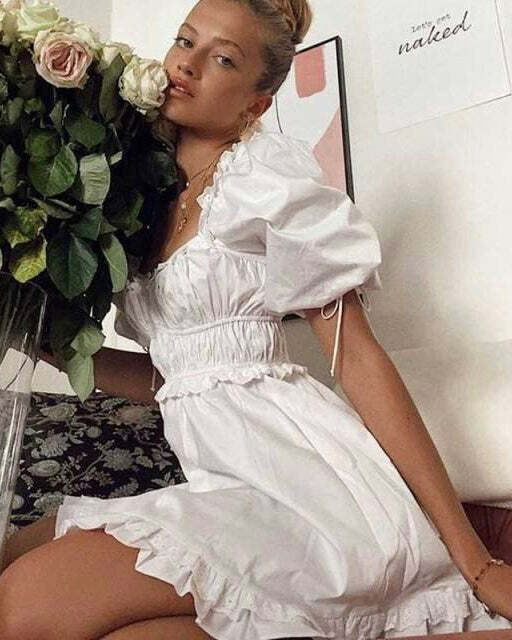 Haisy Mini Dress - Y2K Summer Grunge Outfit, 90S Fashion, Retro Style, Y2K Party & Club Outfits