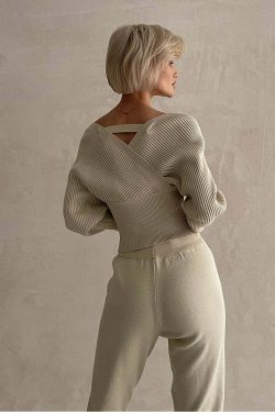 Hala Knitted Set - Y2K Summer & 90S Grunge Outfit, Retro Y2K Fashion, Pastel Goth Style