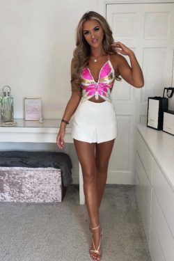 Halsey Butterfly Sequin Top - Y2K Summer, 90S Fashion, Grunge, Retro, Party & Club Outfits