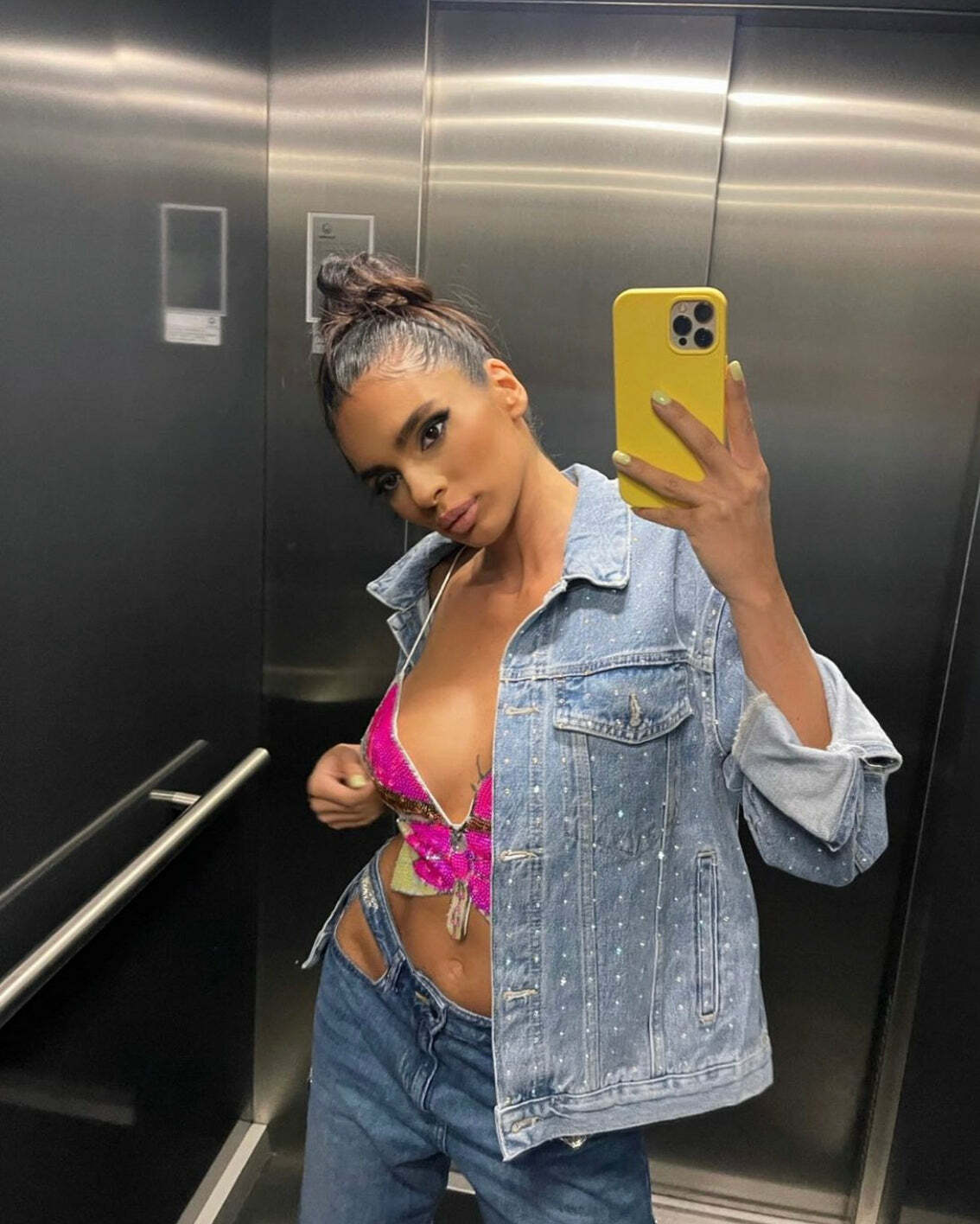 Halsey Butterfly Sequin Top - Y2K Summer, 90S Fashion, Grunge, Retro, Party & Club Outfits Halsey Butterfly Sequin Top - Y2K Summer, 90S Fashion, Grunge, Retro, Party & Club Outfits