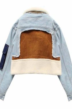 Hannah Denim Jacket - Y2K Summer Grunge, 90S Retro Style, Y2K Club & Party Outfits,