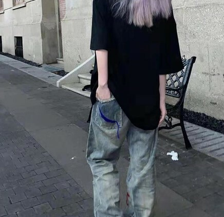 Harmony Ripped High Waist Jeans - Y2K Summer, 90S Grunge, Retro Style, Y2K Club & Party Outfits Harmony Ripped High Waist Jeans - Y2K Summer, 90S Grunge, Retro Style, Y2K Club & Party Outfits