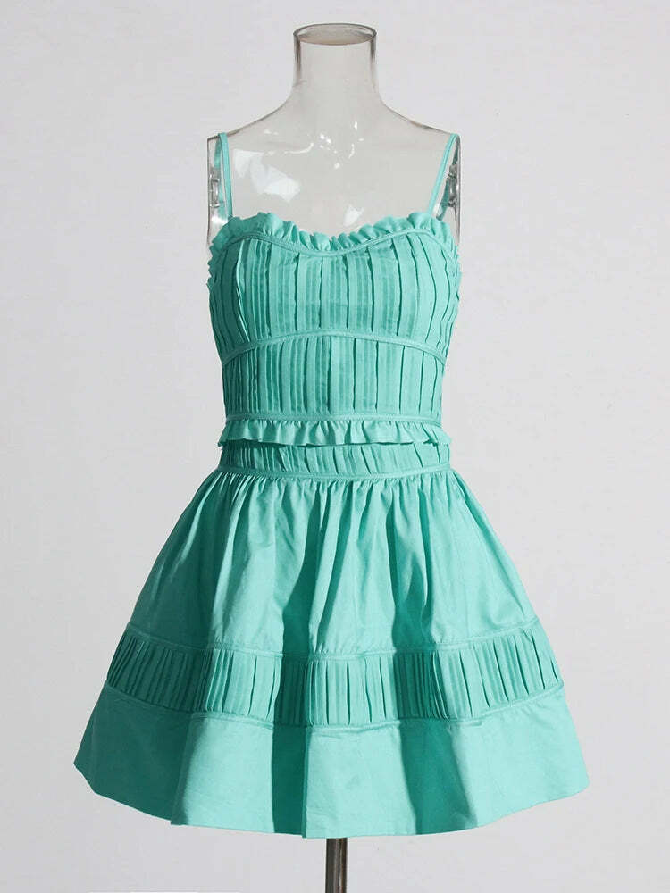 Harriet Two Piece Set - Y2K Summer Grunge Outfit, 90S Fashion, Retro Style, Y2K Club & Harriet Two Piece Set - Y2K Summer Grunge Outfit, 90S Fashion, Retro Style, Y2K Club &