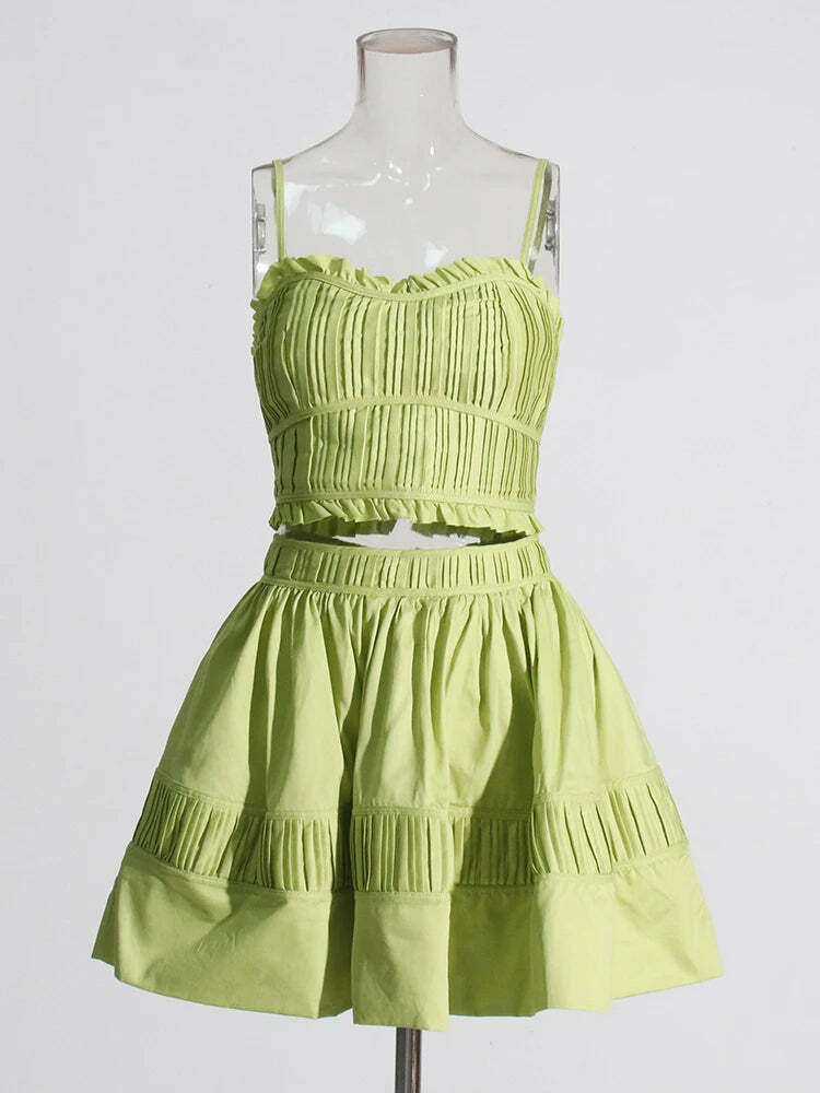 Harriet Two Piece Set - Y2K Summer Grunge Outfit, 90S Fashion, Retro Style, Y2K Club & Harriet Two Piece Set - Y2K Summer Grunge Outfit, 90S Fashion, Retro Style, Y2K Club &