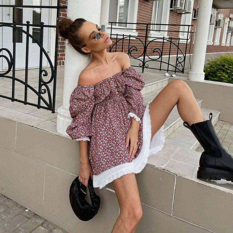 Heavenly Mini Dress - Y2K Summer Outfit, 90S Grunge Fashion, Retro Style, Y2K Party Look Heavenly Mini Dress - Y2K Summer Outfit, 90S Grunge Fashion, Retro Style, Y2K Party Look