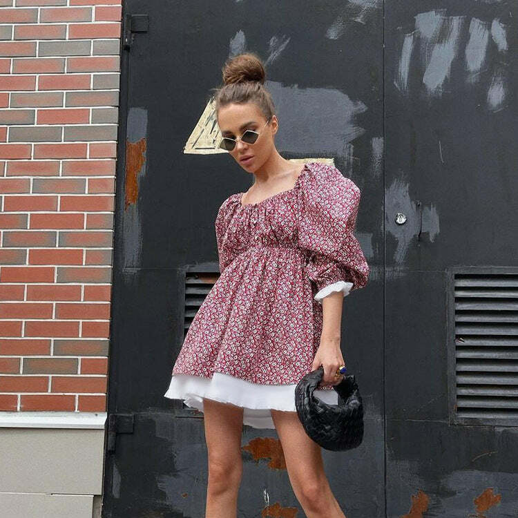 Heavenly Mini Dress - Y2K Summer Outfit, 90S Grunge Fashion, Retro Style, Y2K Party Look Heavenly Mini Dress - Y2K Summer Outfit, 90S Grunge Fashion, Retro Style, Y2K Party Look